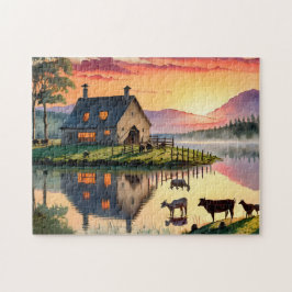 Farm Pond Photo Puzzles Internet Jigszles Puzzles Pussel