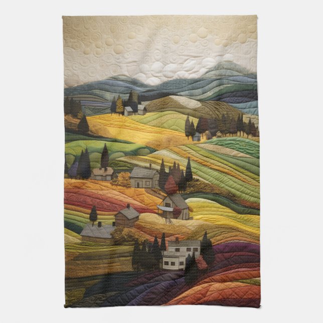 Farm Quilt Kökshandduk (Vertikal)