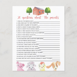 Farm - spel - 20 frågor om föräldrarna