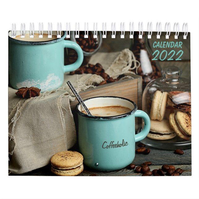 Farm Stil Rustic Coffee 2 Page Small Calendar Kalender (Omslag)