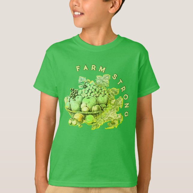 Farm Strong v.2 T Shirt (Framsida)