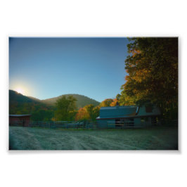 Farm Sunrise Fototryck