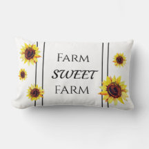 Farm Sweet Farm Farmhouse Dekorativ kudde