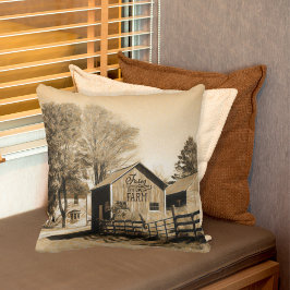 Farm Sweet Farm Land Homestead Kudde