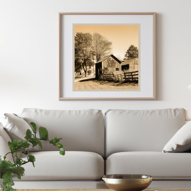 Farm Sweet Farm Land Homestead Poster (Skapare uppladdad)