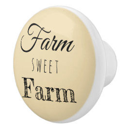 Farm Sweet Farm Rustic Knopp