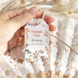 Farm Tack Favor Barnyard Zoo Party Animal Presentetikett
