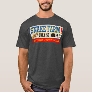 Farm-tecken för femtio miljoner orm  t shirt