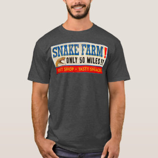 Farm-tecken för femtio miljoner orm  t shirt
