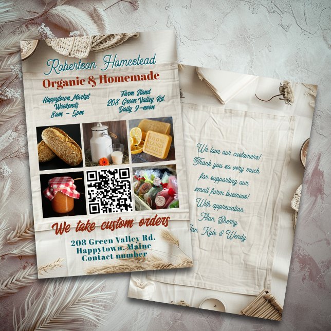 Farm ThANT Photo QR-kod Small Business Flyer (Skapare uppladdad)