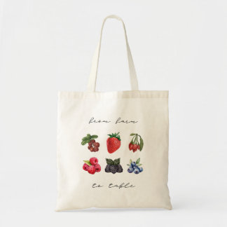 Farm till Bord All Berry Fruit Tote Bag Tygkasse