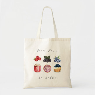 Farm to Bord Berry Fruit Edition Tote Bag Tygkasse