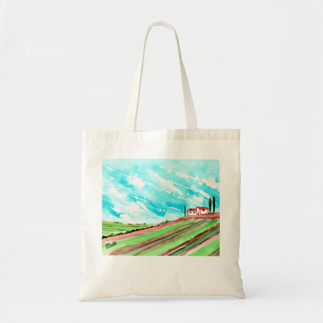 Farm Tote Bag Tygkasse (Framsidan)