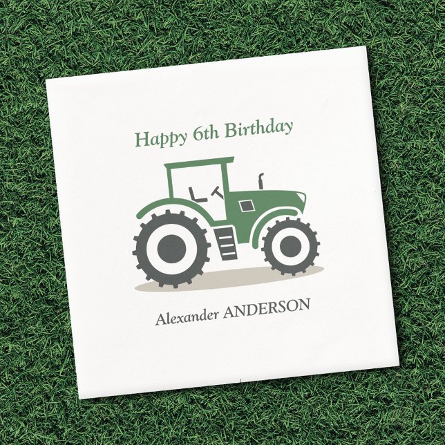 Farm Tractor Pappersservett (Farm Tractor Napkins)