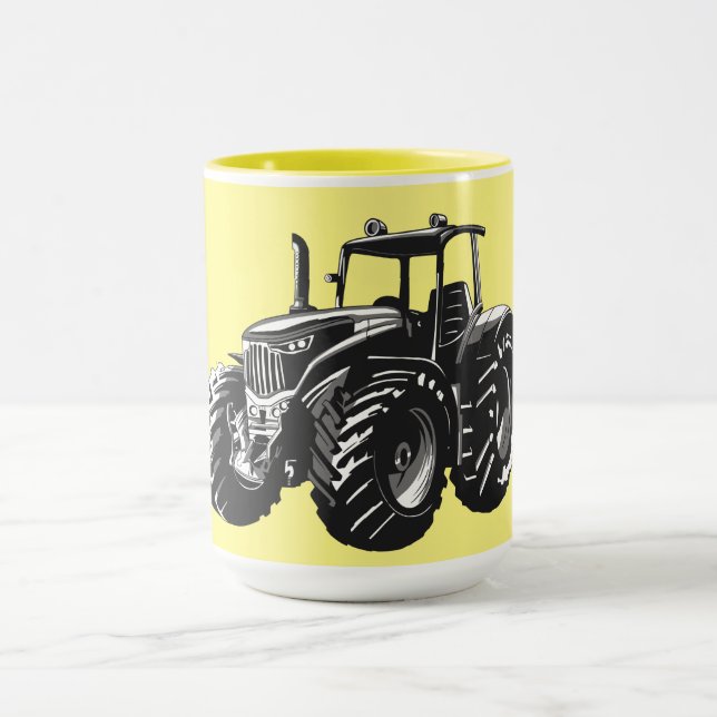 Farm Tractor Perfekt Farmers Maskin design Mugg (Center)