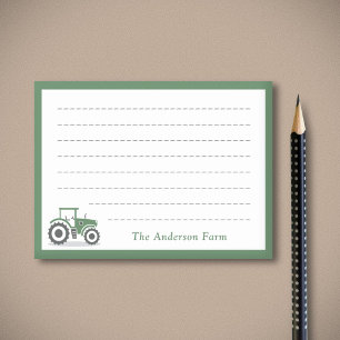 Farm Tractor Post-it Block