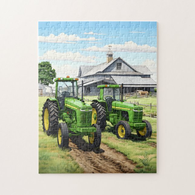 Farm Tractor Puzzle Pussel (Vertikal)