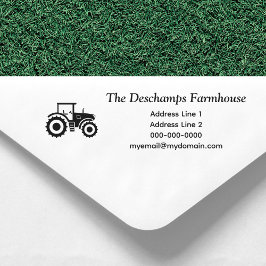 Farm Tractor Självfärgande Stämpel