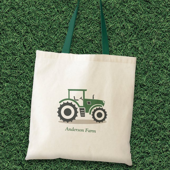 Farm Tractor Tygkasse (Farm Tractor Tote Bag)