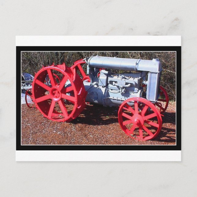 Farm Tractor Vykort (Framsida)
