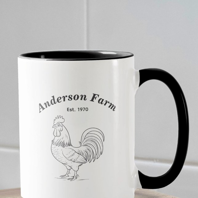 Farm Tupp Mugg (Farm Rooster Mug)