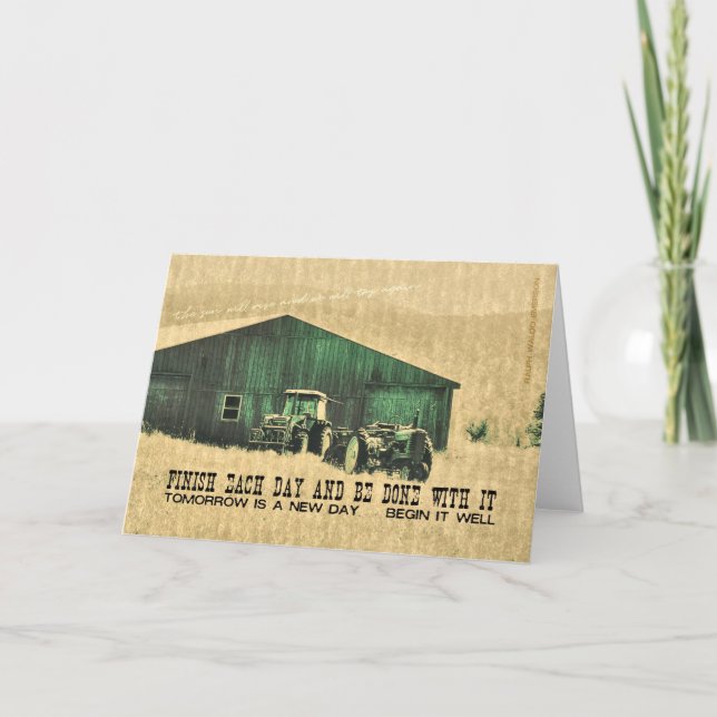 FÄRM-UTRUSTNINGSKort Tack Kort (Framsida)