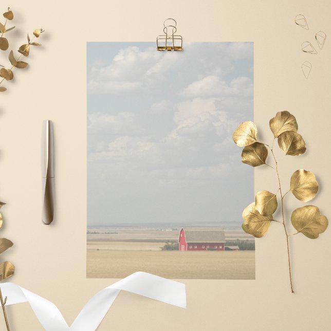 Farm Wheat Fält Ligcape Stationery Papper (In Situ)