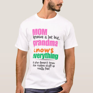 Farma känner allt Shirt, en fin mormor T Shirt