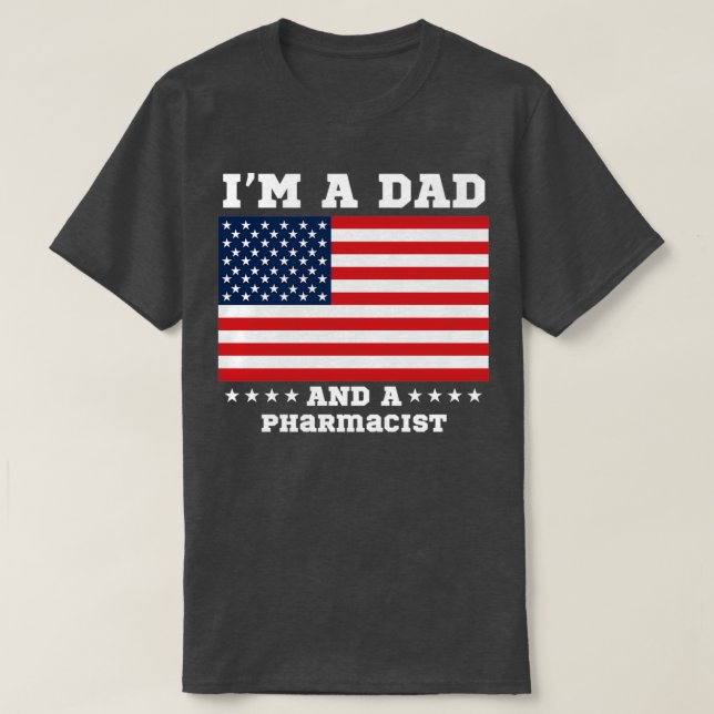 Farmaceut Älskare Fars dag Ix27 T Shirt (Design framsida)