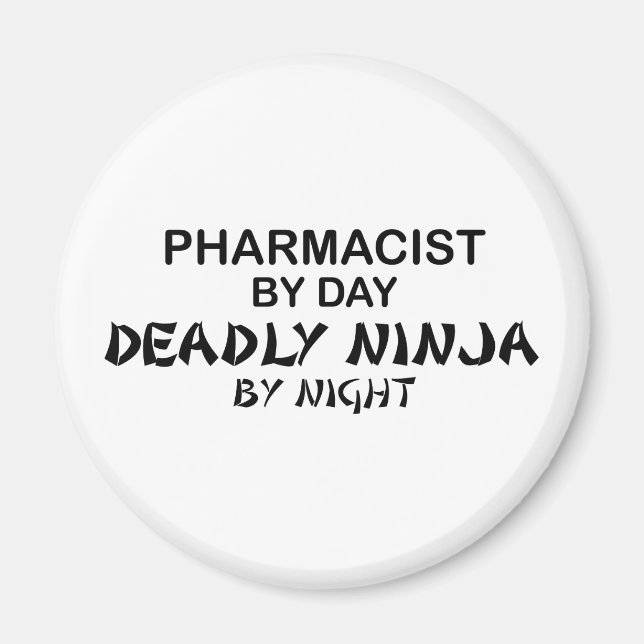 Farmaceut Deadly Ninja by Night Magnet (Framsidan)