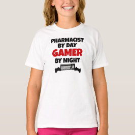 Farmaceut efter dagspelaren per natt tee shirt