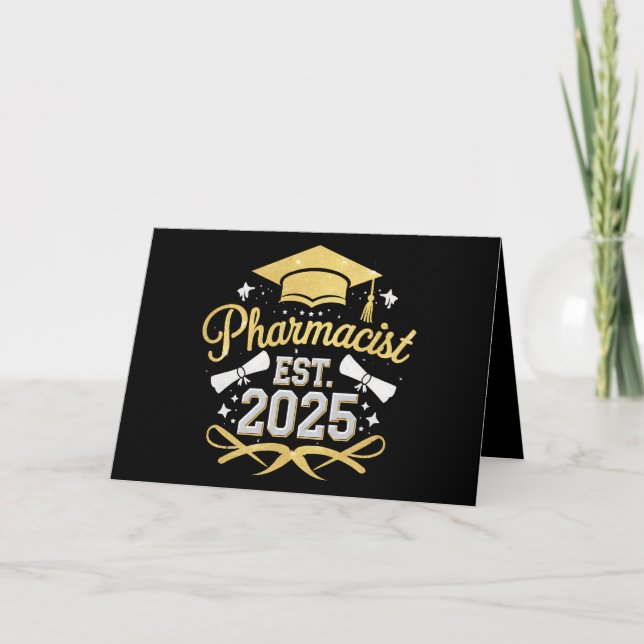Farmaceut Est 2025 Farmaceut examen Tack Kort (Framsida)