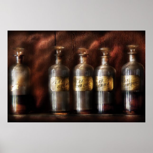 Farmaceut - Fem Flaskor Poster (Framsidan)