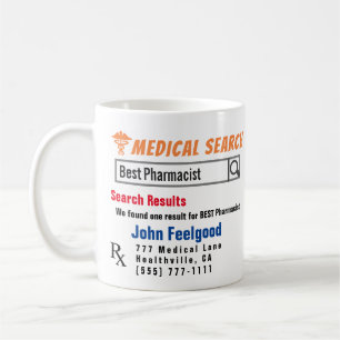 Farmaceut Funny Search Gift Mugg