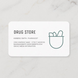 Farmaceut Medicin Visitkort