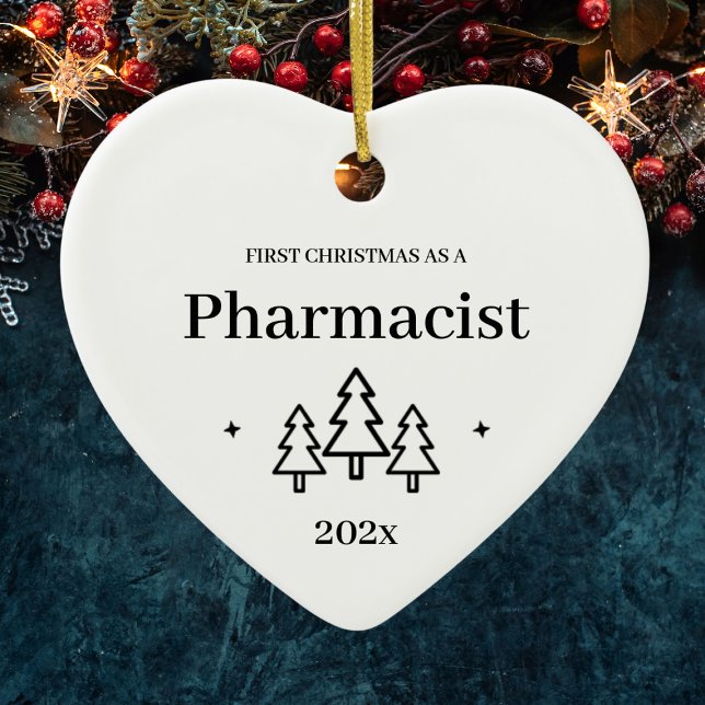 Farmaceut New Job Studenten jul Ornament (Pharmacist New Job Graduation Christmas Ornament
)