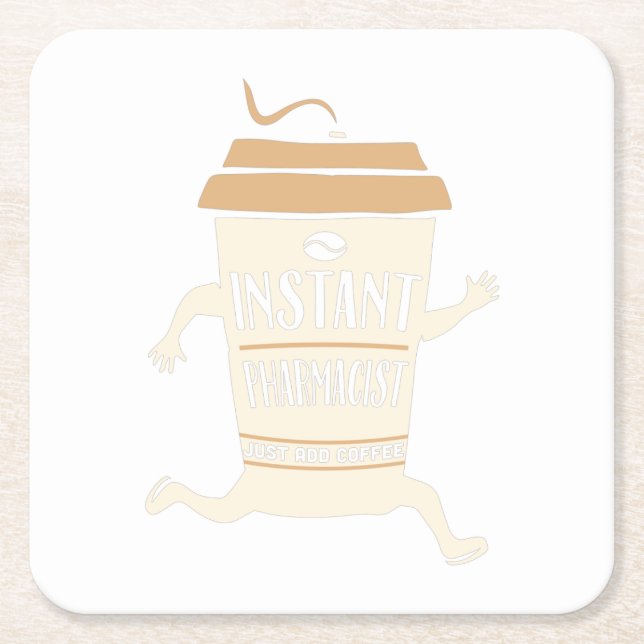 Farmaceut| Pharmacy Pharmacist Gift Underlägg Papper Kvadrat (Framsidan)