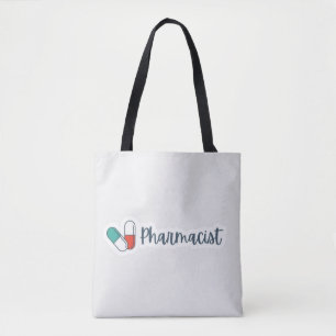 farmaceut Pill Tote Tygkasse