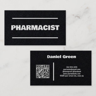Farmaceut QR Kraft Visitkort