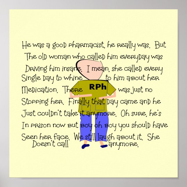 Farmaceut som "Borttappad IT" artikel Poster - rol (Framsidan)