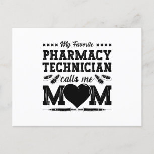 farmaceut Tekniker kallar mig Mamma farmaceut Gift Vykort
