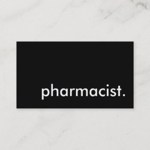 farmaceut. visitkort