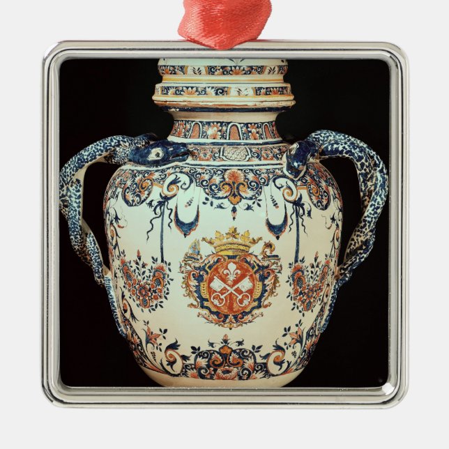 Farmaceutisk burk julgransprydnad metall (Framsidan)