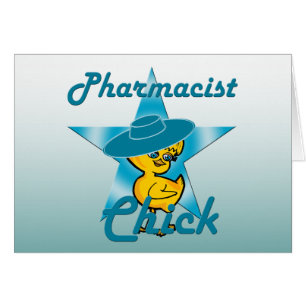 Farmaceutisk Chick #7 Hälsningskort
