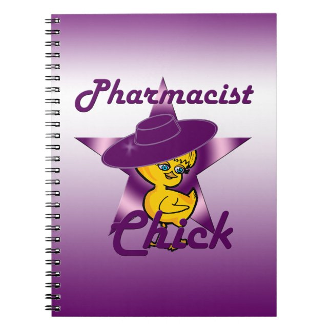Farmaceutisk Chick #9 Anteckningsbok (Framsidan)