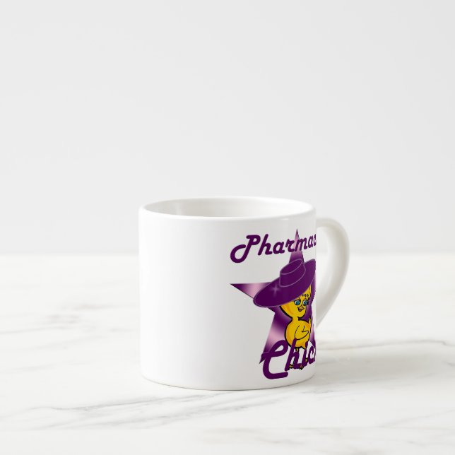Farmaceutisk Chick #9 Espressomugg (Framsida höger)