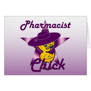 Farmaceutisk Chick #9 Hälsningskort