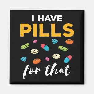 Farmaceutisk farmaci Tech jag har Piller för det Magnet
