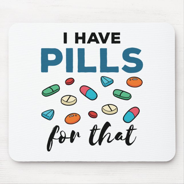 Farmaceutisk farmaci Tech jag har Piller för det Musmatta (Framsidan)