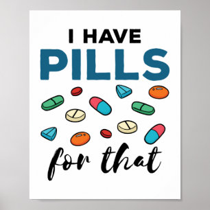 Farmaceutisk farmaci Tech jag har Piller för det Poster